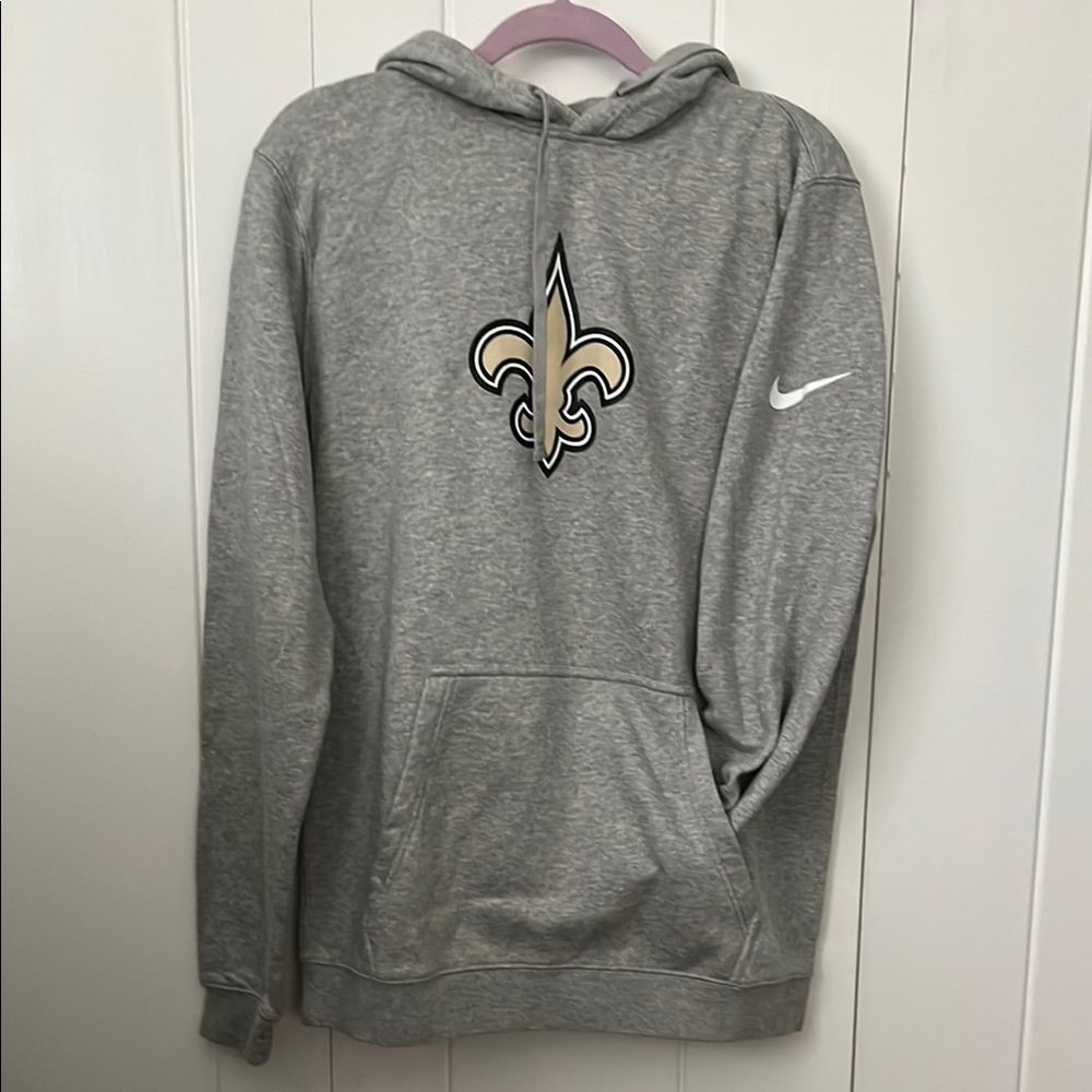 Nike Gray Sweater with Iconic Logo